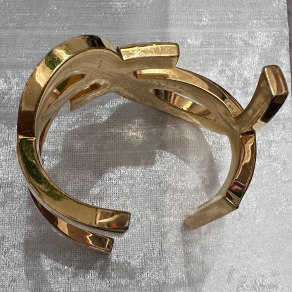 Saint Laurent YSL Monogram Gold Bracelet - Picture 3 of 14